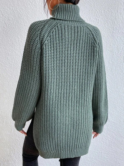 Liberty | Cozy Sage Turtleneck