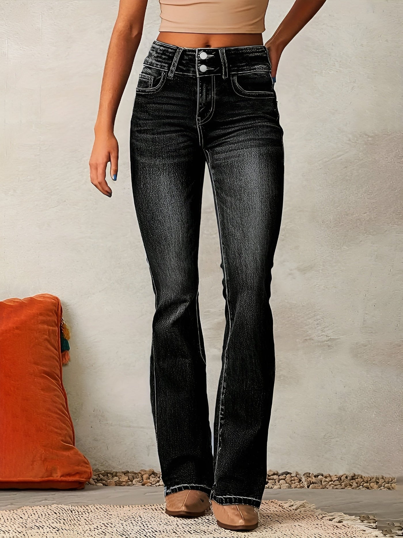 Ava | High-Waist Flare Jeans