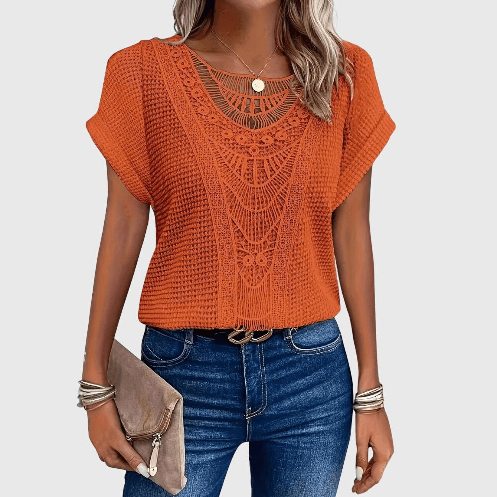 Florentina | Crochet Detail Blouse