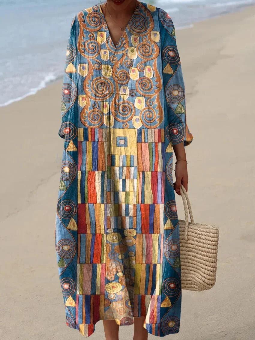 Soria | Artistic Geometric Dress
