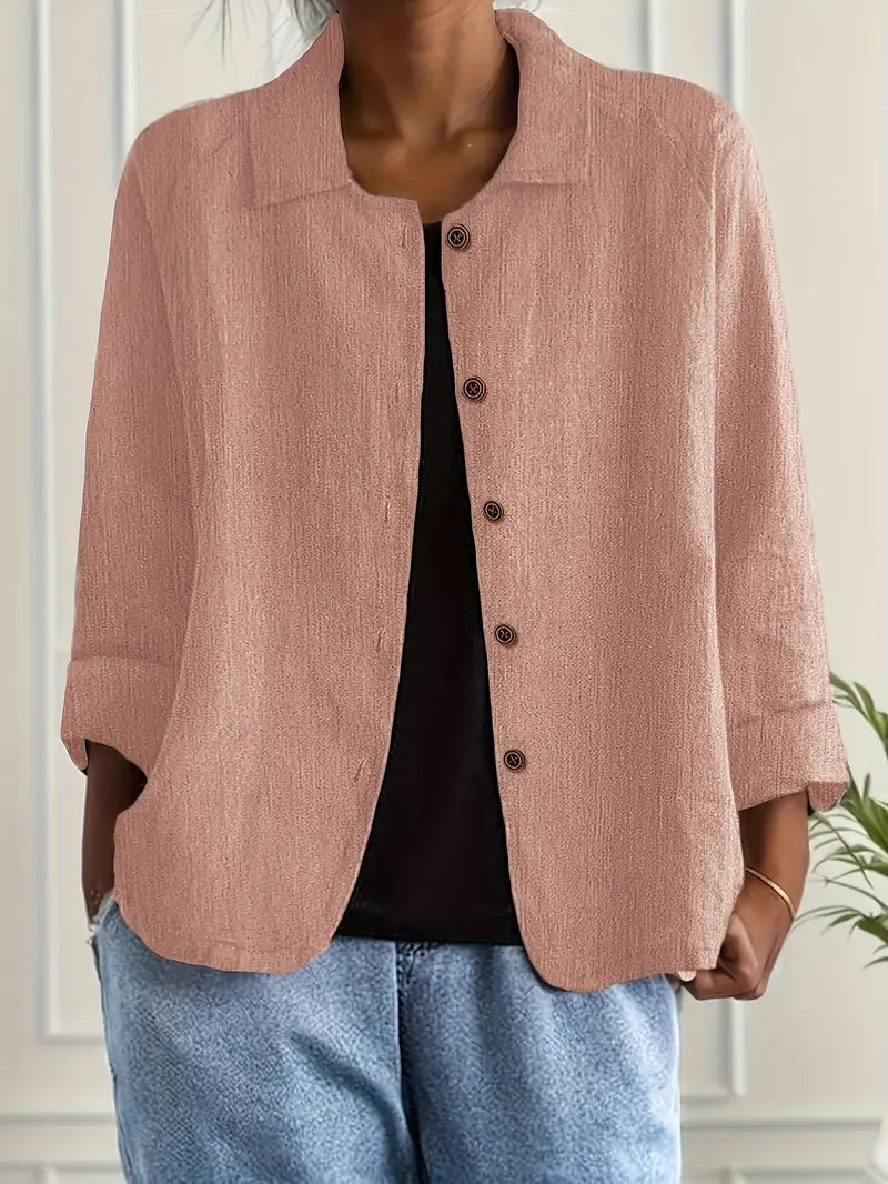 Astrid | Relaxed Button Blouse