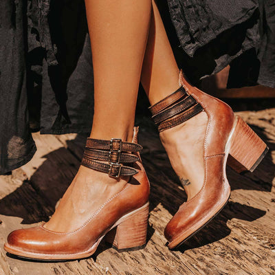 Sadie | Strappy Block Heels