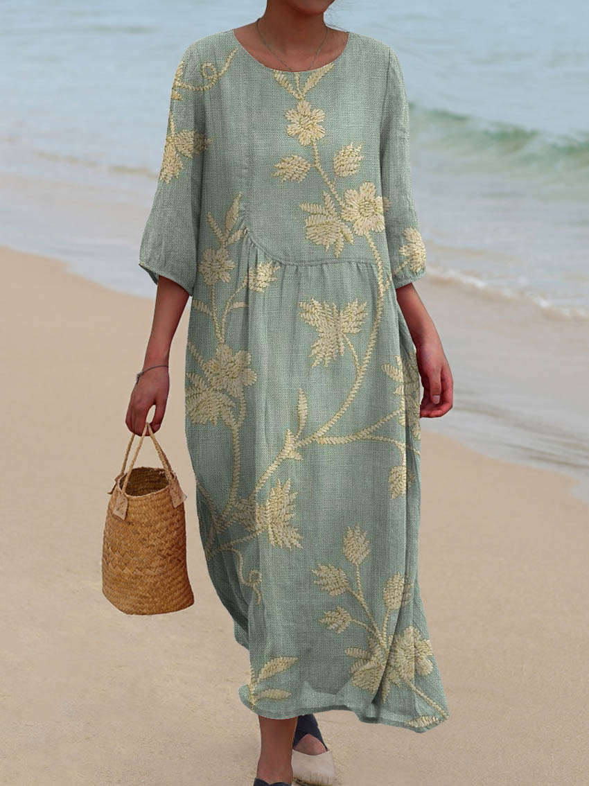 Juliet | Floral Embroidery Dress