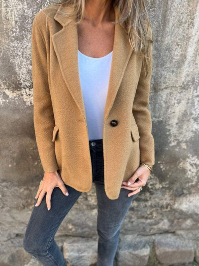 Fleur | Camel Tailored Blazer