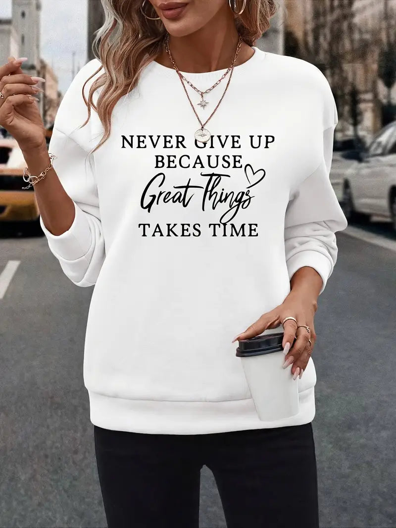 Feline | Motivational Print Sweater