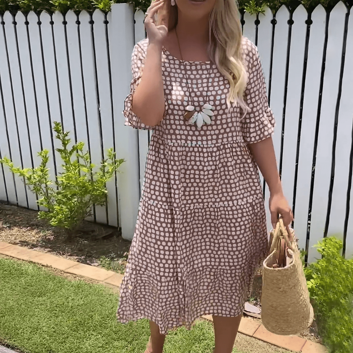 Ava | Dotted Delight Dress