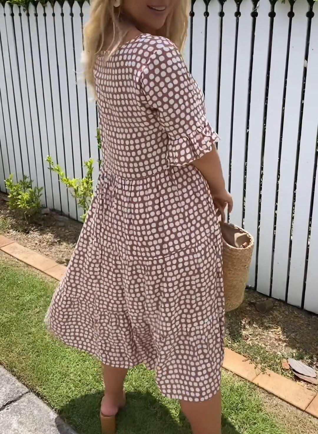 Ava | Dotted Delight Dress