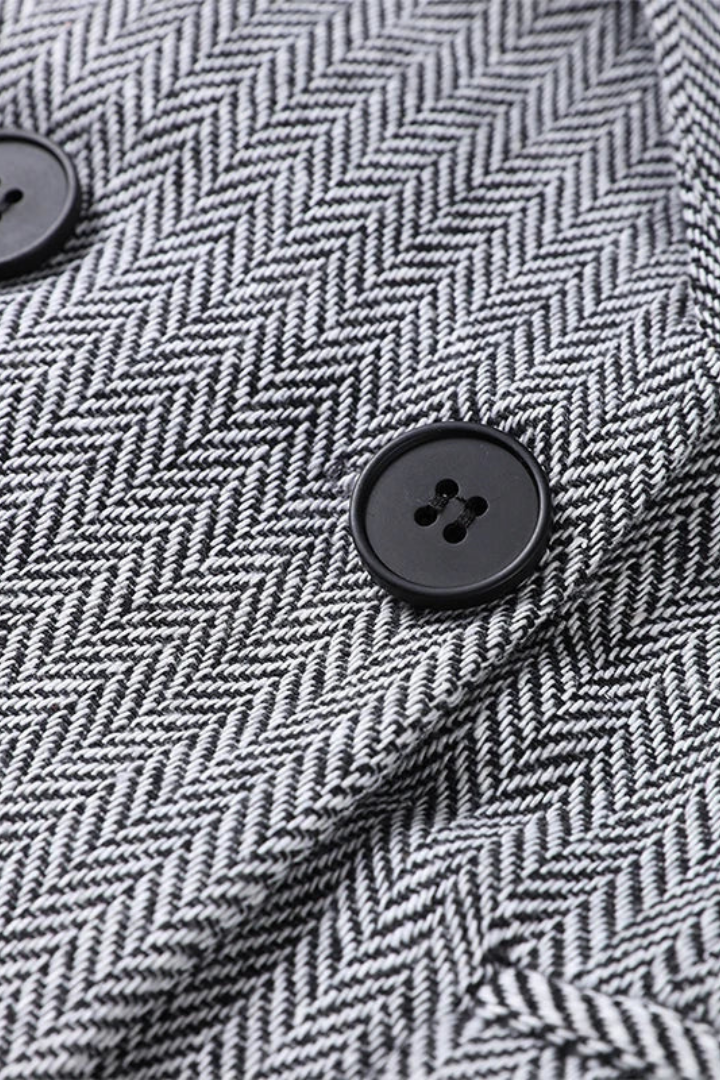 Olive | Houndstooth Blazer and Pants Set