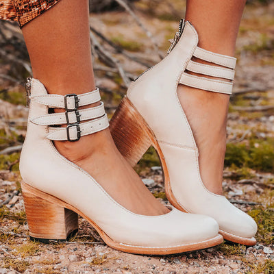 Sadie | Strappy Block Heels