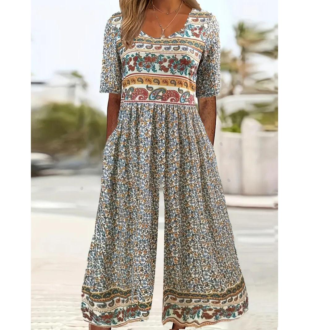 Brooke | Paisley Print Jumpsuit