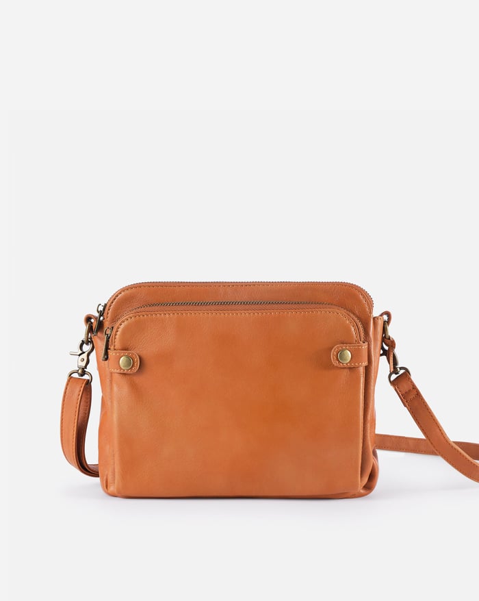 Clara | Vintage Brown Shoulder Bag