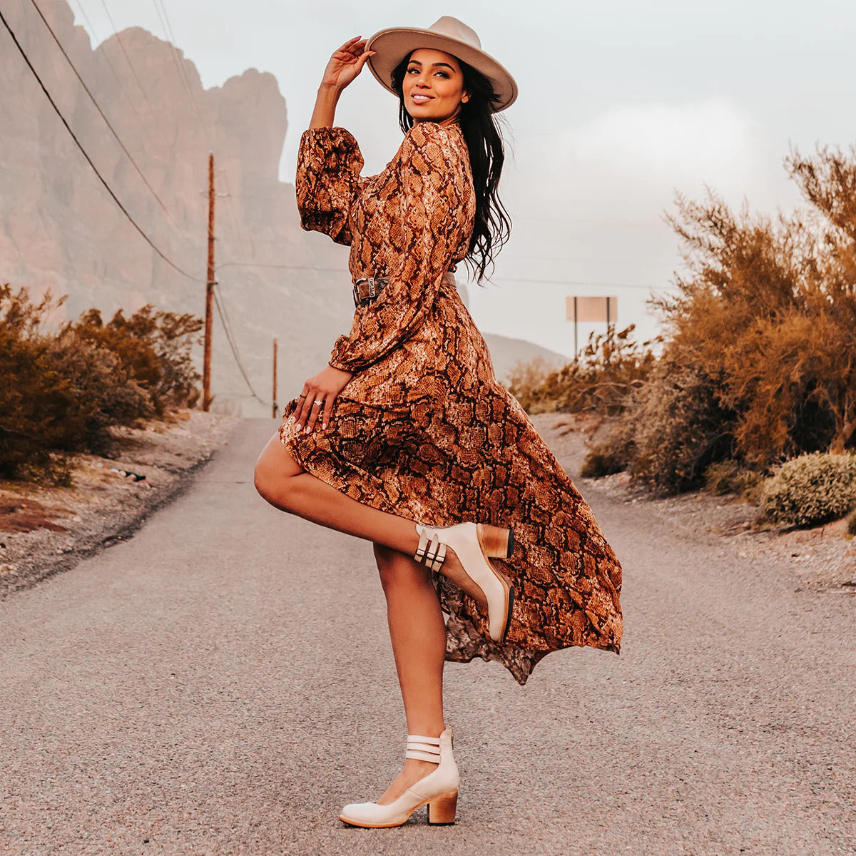 Sadie | Strappy Block Heels