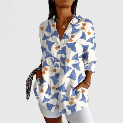 Fiona | Abstract Print Blouse