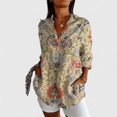Fiona | Abstract Print Blouse
