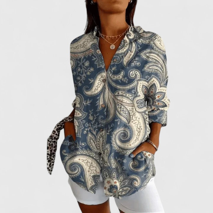 Fiona | Abstract Print Blouse