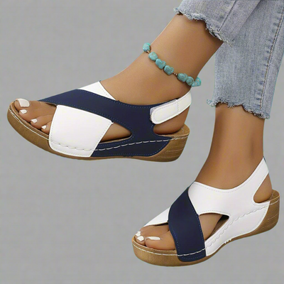 Sigrid | Two-Tone Comfort Sandals