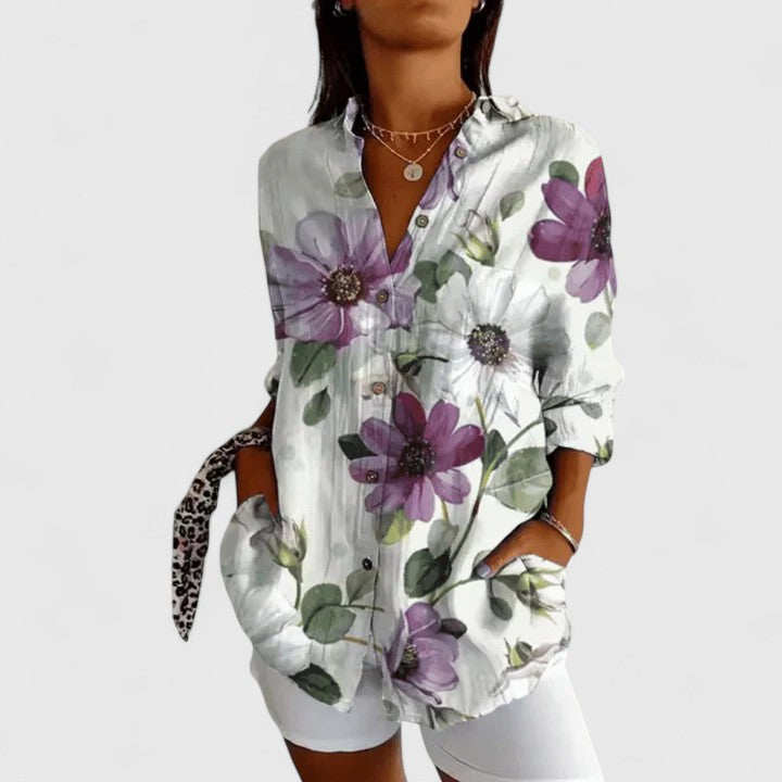 Fiona | Abstract Print Blouse