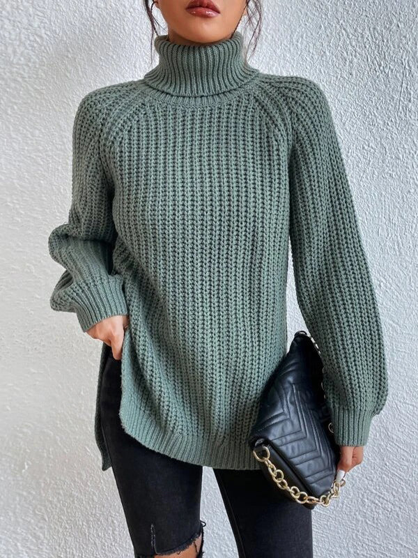 Liberty | Cozy Sage Turtleneck