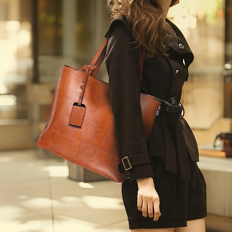 Florence | Classic Leather Tote