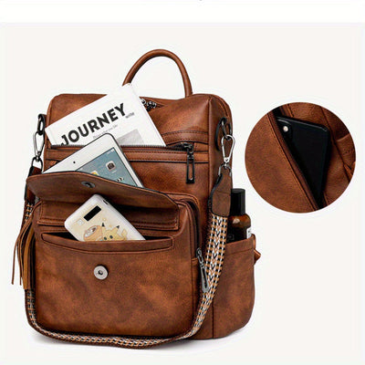 Ida | Convertible Leather Backpack & Purse Set