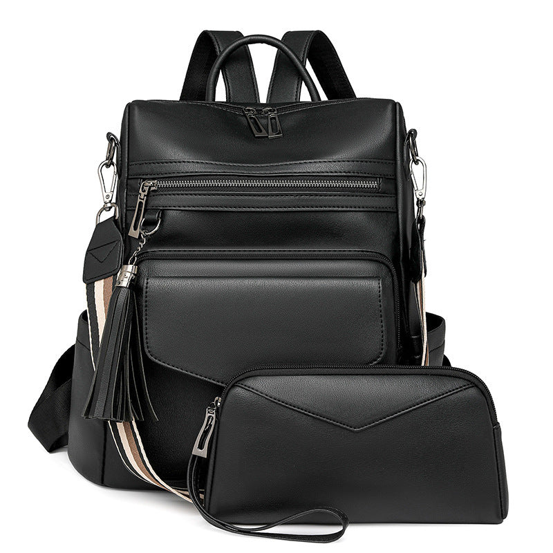 Ida | Convertible Leather Backpack & Purse Set