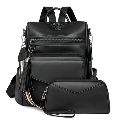 Ida | Convertible Leather Backpack & Purse Set