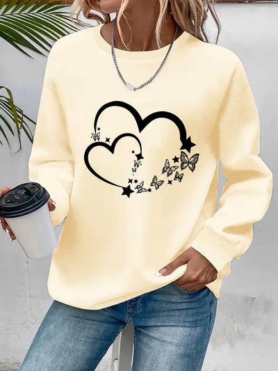 Faye | Butterfly Heart Sweater
