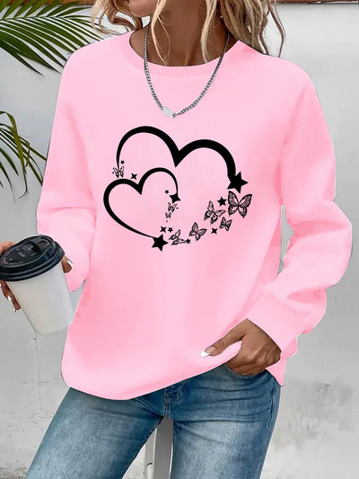 Faye | Butterfly Heart Sweater