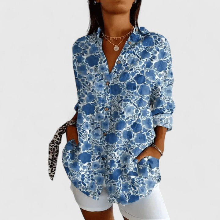 Fiona | Abstract Print Blouse