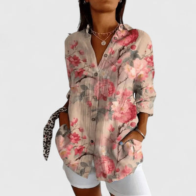 Fiona | Abstract Print Blouse