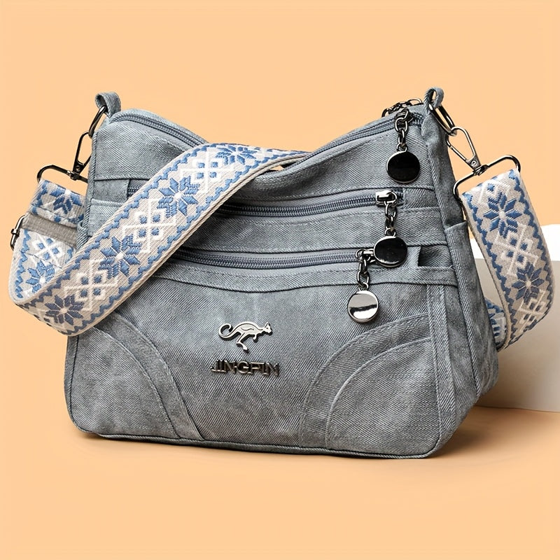 Selma | Pattern Strap Crossbody Bag
