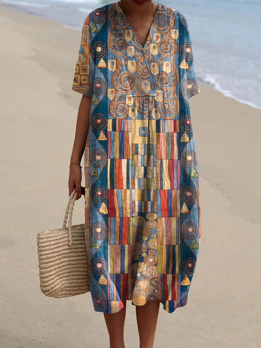 Soria | Artistic Geometric Dress