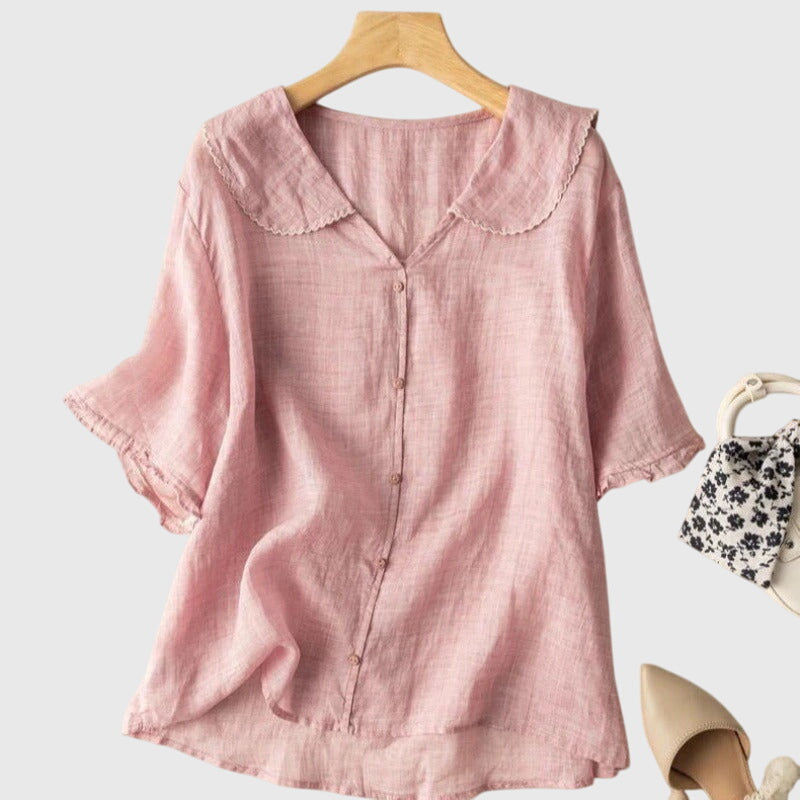 Florina | Soft Button Blouse