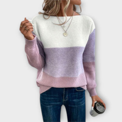 Tiffany | Striped Knit Sweater
