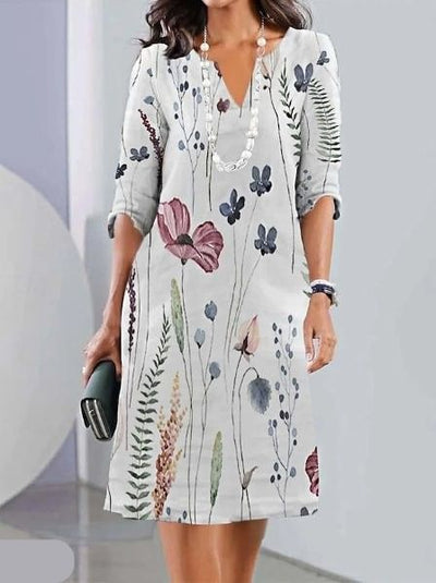 Eleanor | Layered Floral Dress