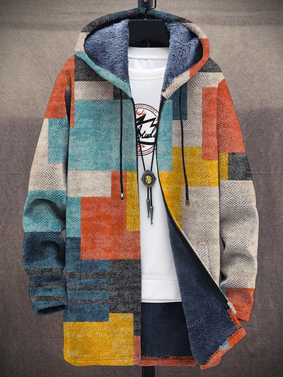 Felicia | Geometric Patch Hoodie