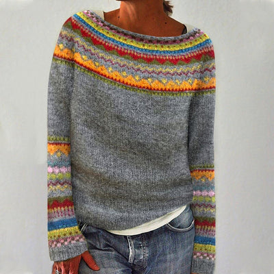 Claire | Playful Sheep Knit Sweater