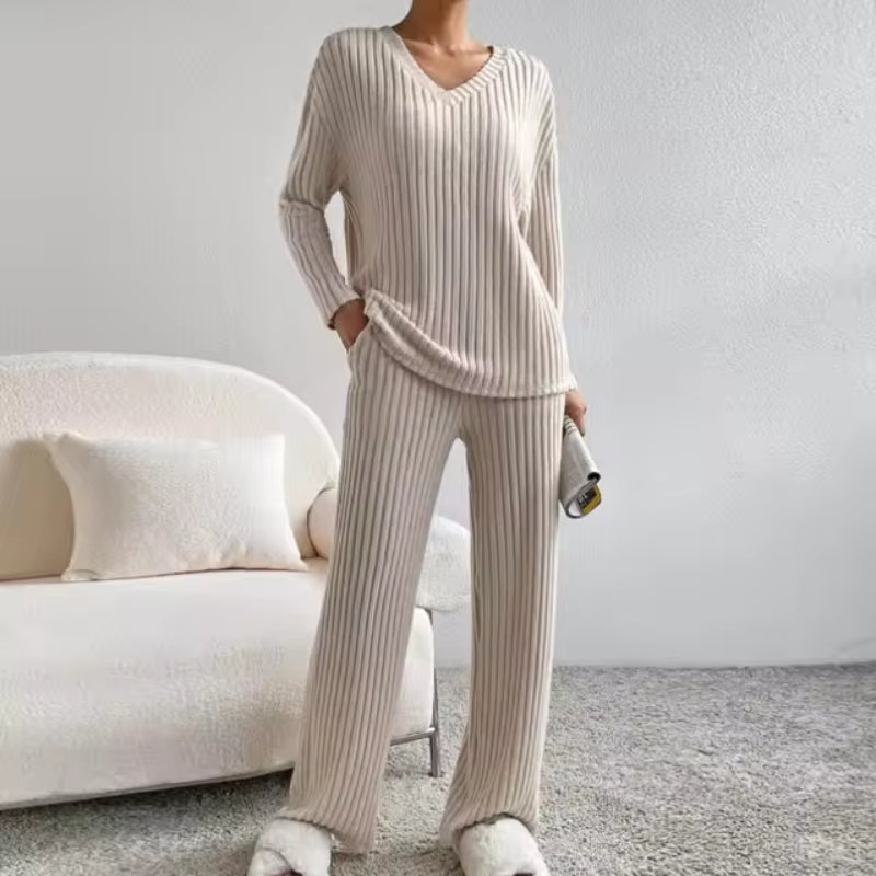 Heidi | Ribbed Knit Lounge Set