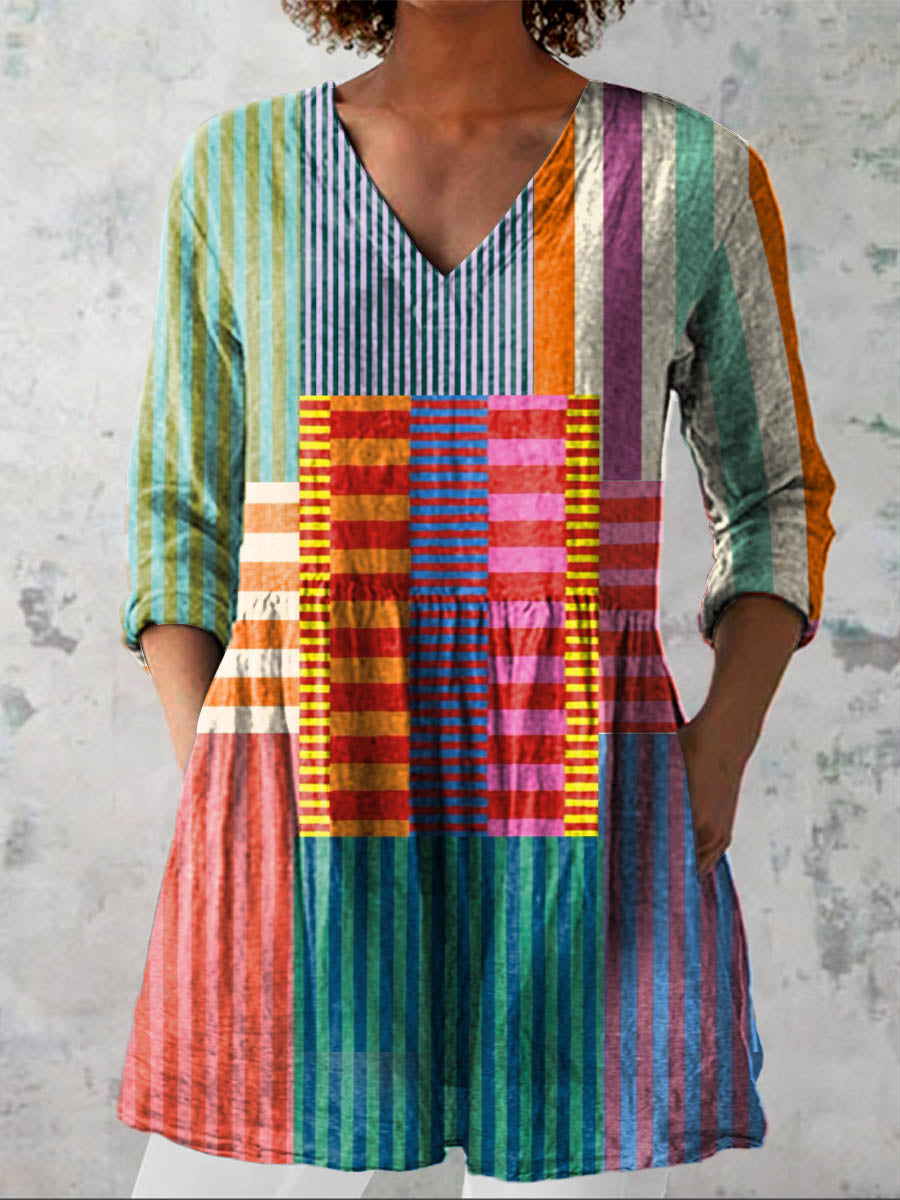 Francesca | Prism Stripes Blouse