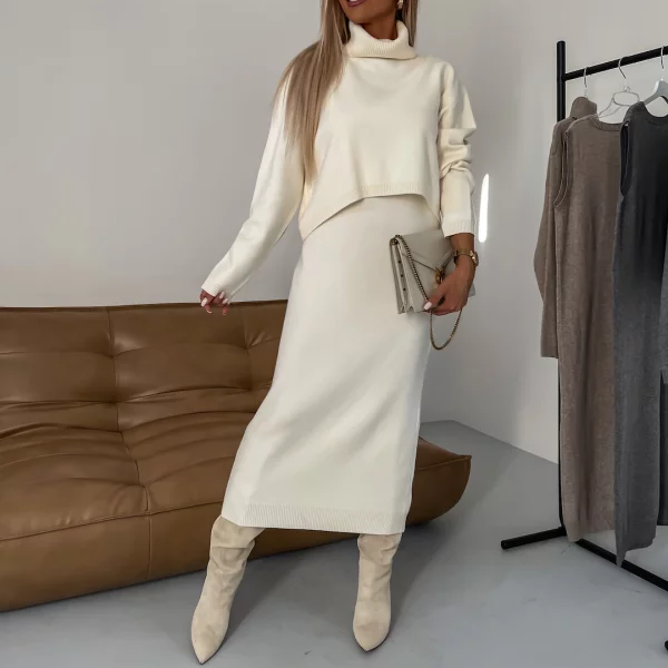 Celeste | Knit Sweater & Skirt Set