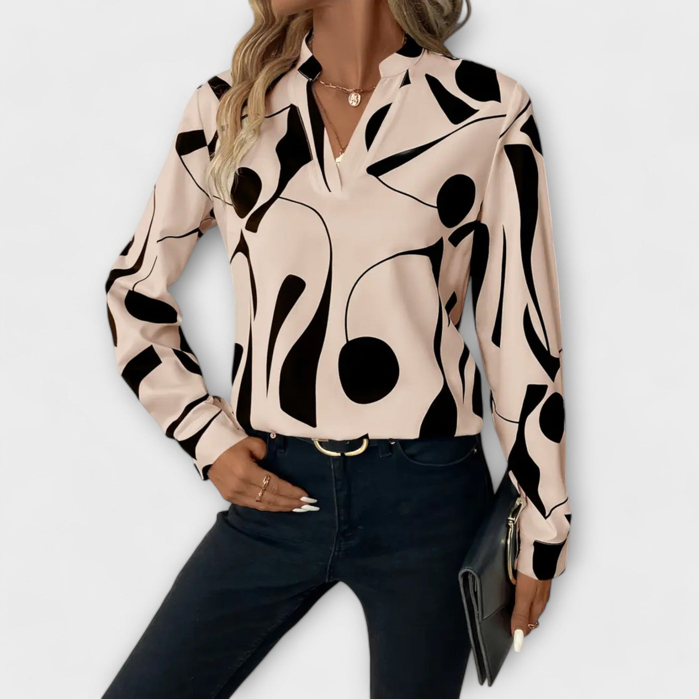 Florence | Abstract Flow Blouse