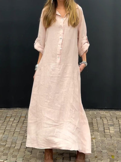 Misa | Effortless Button-Up Dress