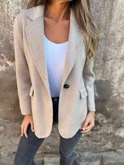 Fleur | Camel Tailored Blazer