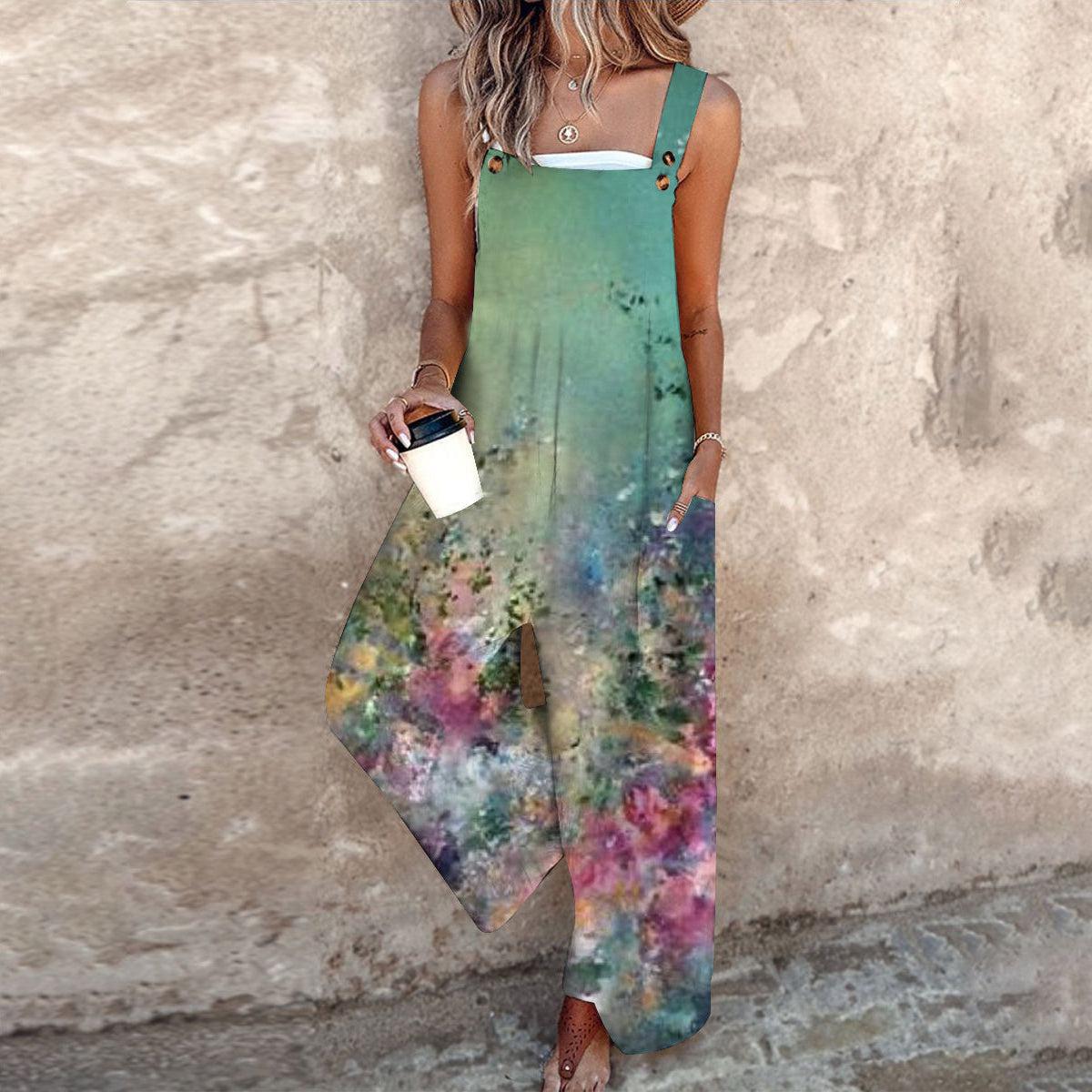 Azula | Watercolor Bloom Jumpsuit