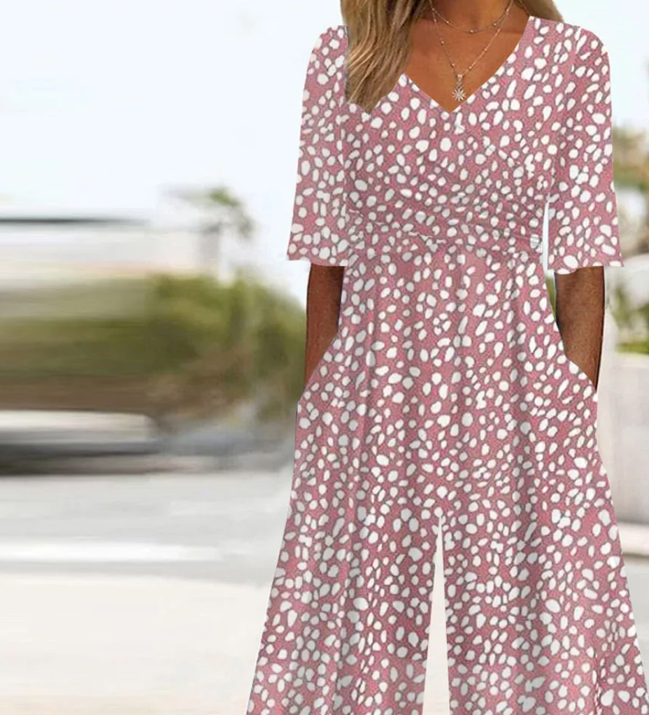 Lenora | Dotted Delight Jumpsuit