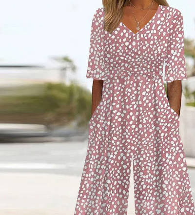 Lenora | Dotted Delight Jumpsuit