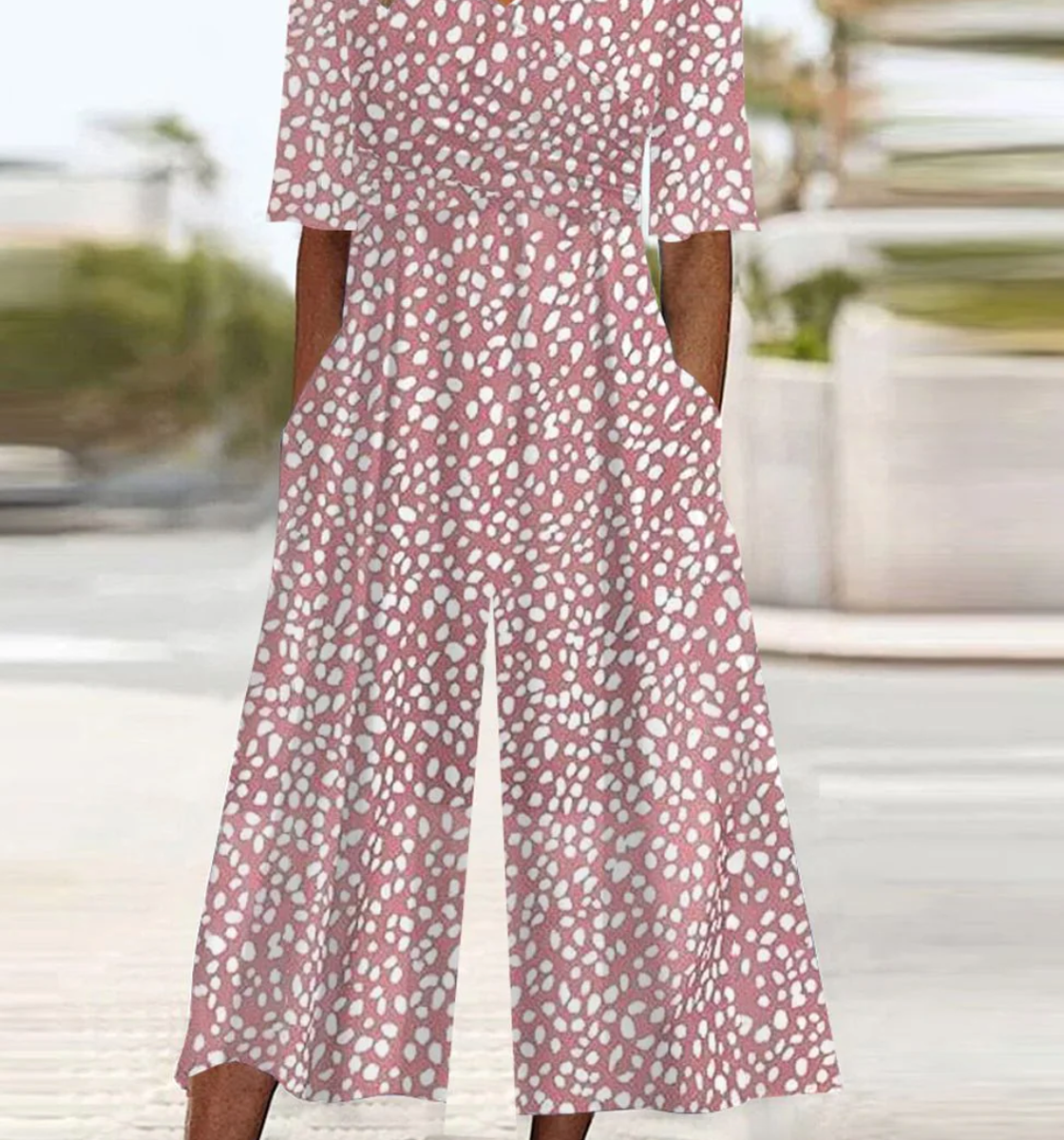 Lenora | Dotted Delight Jumpsuit