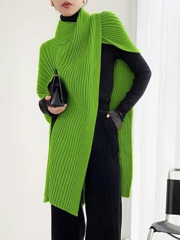 Oaklyn | Asymmetrical Drape Sweater