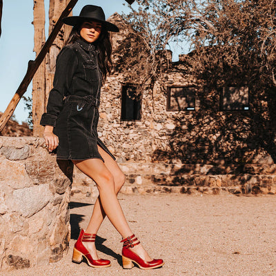 Sadie | Strappy Block Heels