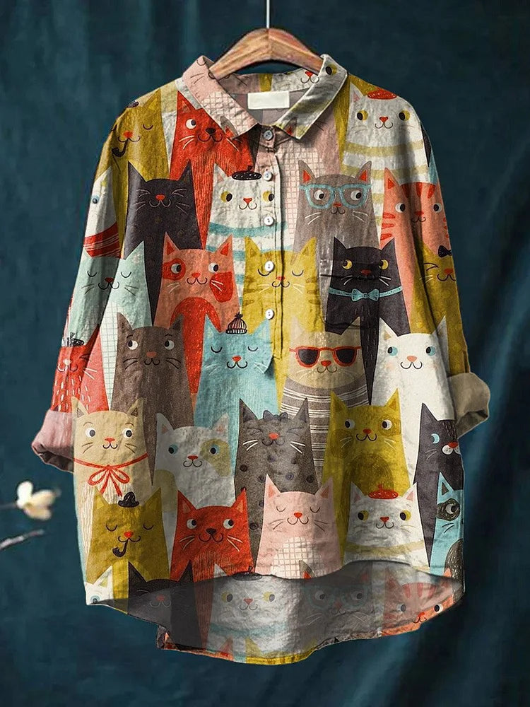Ellen | Colorful Paws Shirt